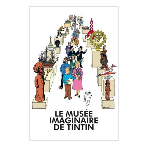 POSTER MUSÉE IMAGINAIRE TINTIN