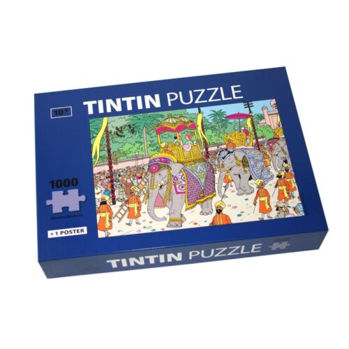 PUZZLE TINTIN, ÉLÉPHANT ALTESSE