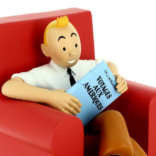 TINTIN FAUTEUIL ROUGE