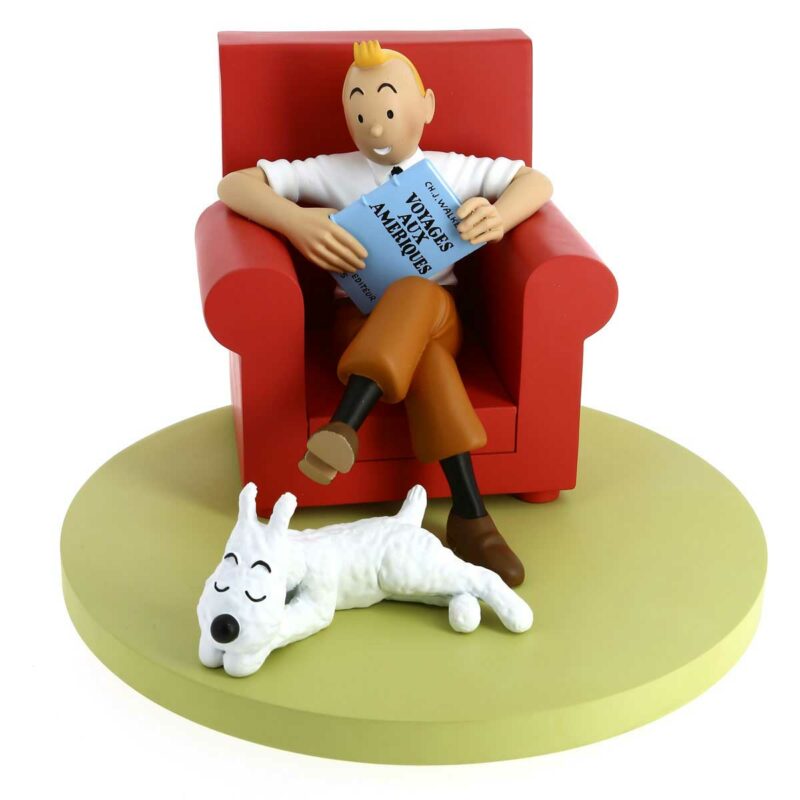 TINTIN FAUTEUIL ROUGE