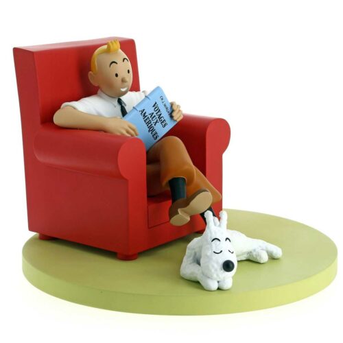 TINTIN FAUTEUIL ROUGE