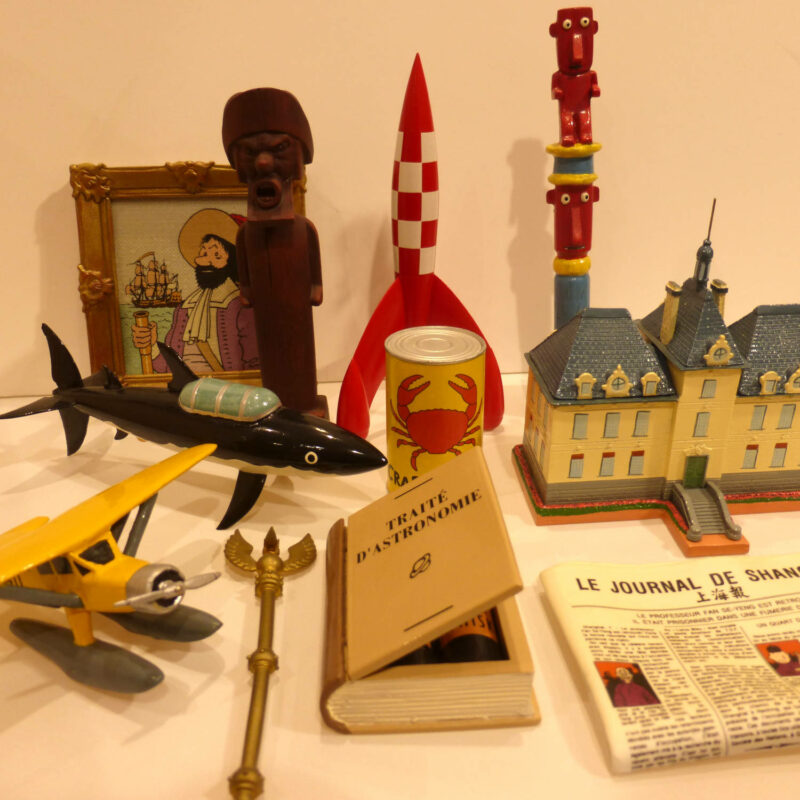 Pixi, Objets du Mythe Tintin