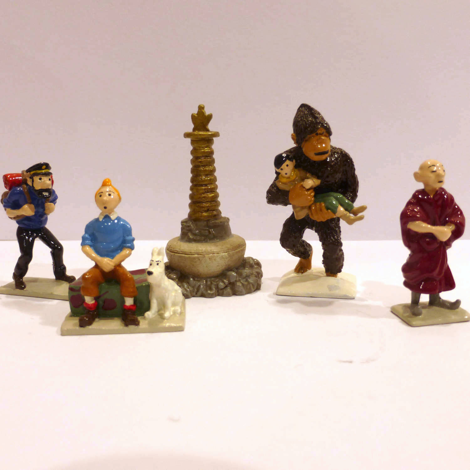 Porte-clés Tintin Au Tibet – En Métal, Léger, Résistant, Thème Les Aventures De Tintin - 7