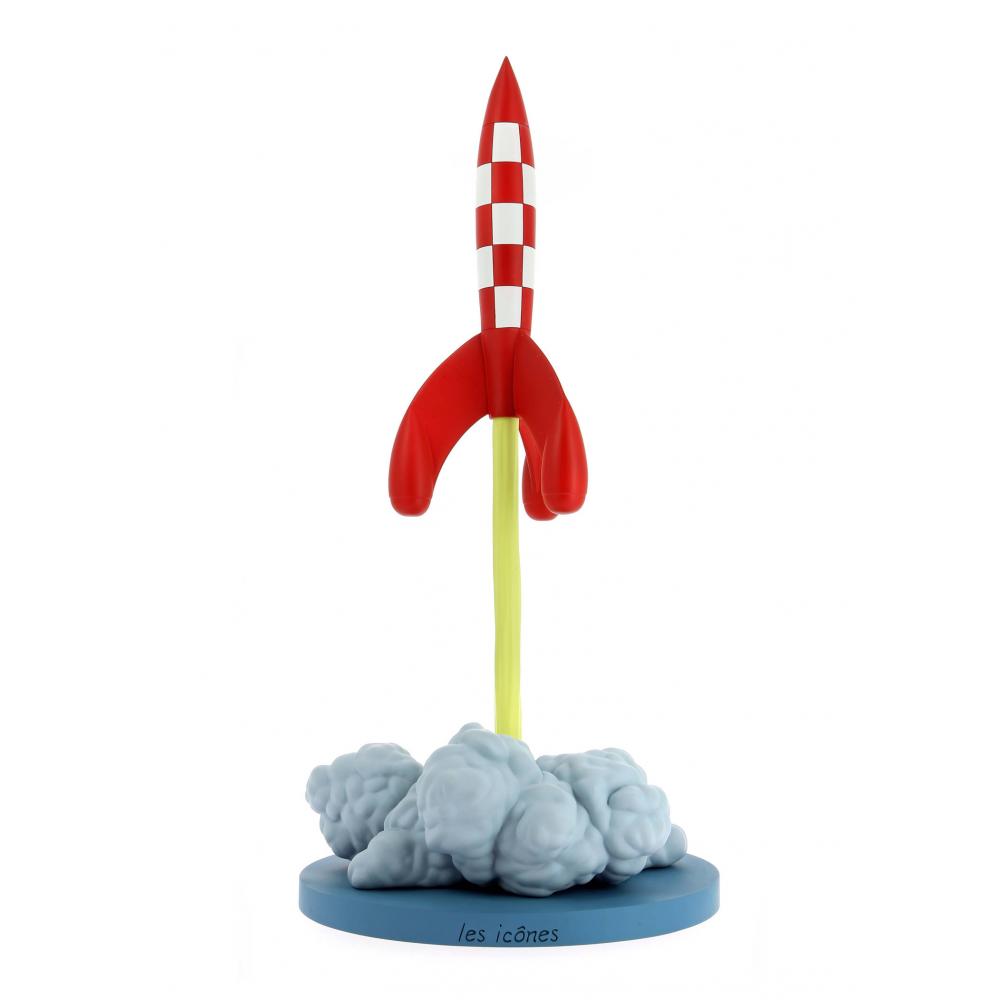 Fusée Artisanale style TINTIN 50cm - France