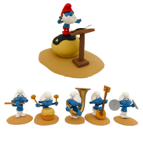 figurine orchestre des Schtroumps