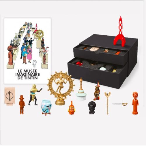 Figuras de colección Tintín en metal- Serie 12, Colección Carte de Voeux  1972, Tintinimaginatio (2022)
