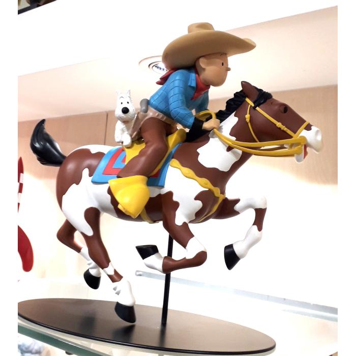 Figurines Collector Mini Pixi – Scène Tintin En Amérique – Cow-boy, Indien – Neuf