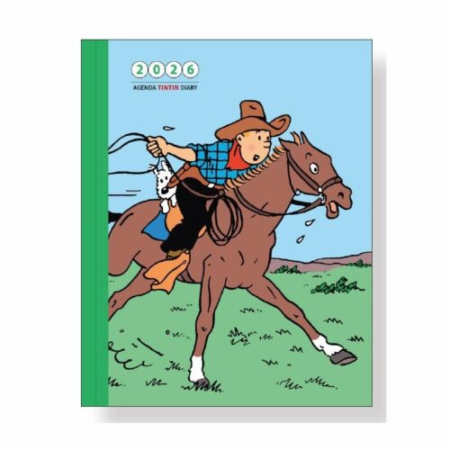 Agenda de bureau Tintin 2026