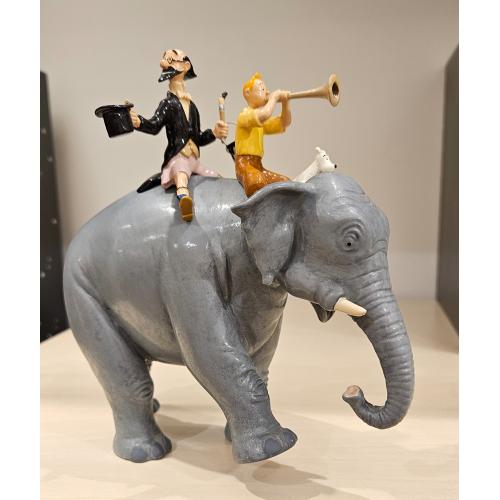 Tintin éléphant