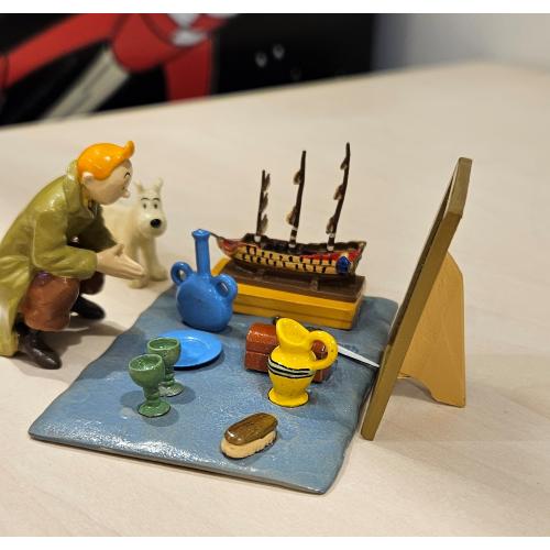 Tintin marché aux puces