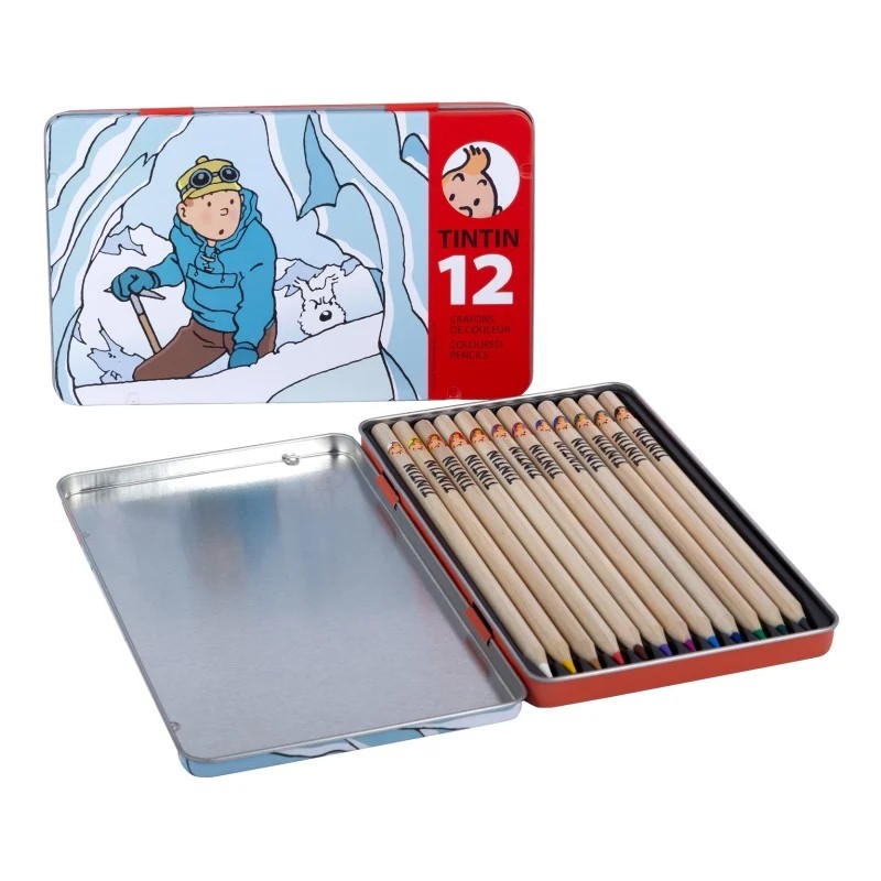 boite-metal-crayons-couleurs-54785 Boite métal, crayons de couleurs – Image 1